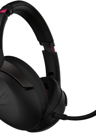 ASUS ROG Strix Go 2.4 Electro Punk Wireless Gaming Headphones with USB-C 2.4 GHz Adapter | Ai Powered Noise-Cancelling Microphone | Over-Ear Headphones for PC, Mac, Nintendo Switch, and PS4