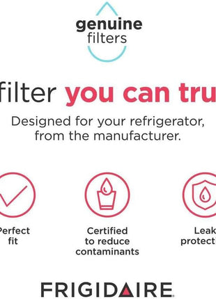 FRIGIDAIRE EPTWFU01 PureSource Ultra II Refrigerator Water Filter, 1 Count, White