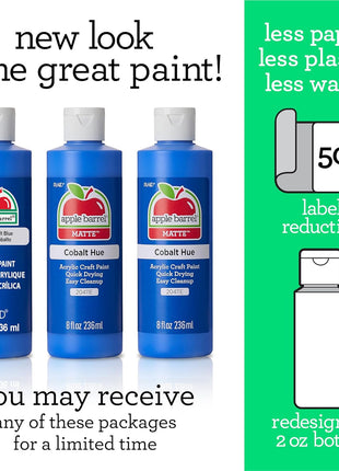 Apple Barrel Acrylic Paint in Assorted Colors (8 Ounce), 20403 White