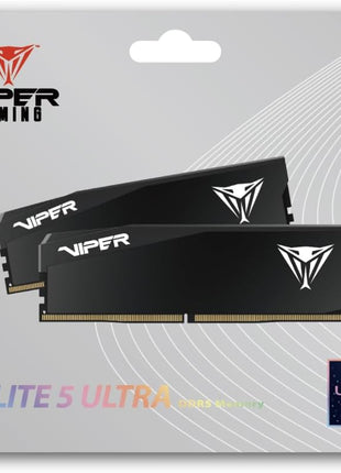 Patriot Viper Elite 5 Ultra Gaming DDR5 RAM 64GB (2X32GB) 6000MT/s CL28 1.4v UDIMM Desktop Gaming Memory Kit Compatible with Intel XMP AMD Expo - VEU564G6028K