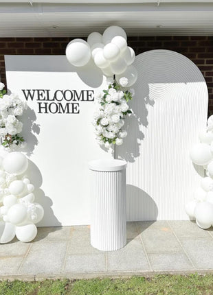 Awenztech White Balloons 12 inch, White Latex Balloons 50pcs Party Balloon for Engagement Bachelorette Bridal Shower Wedding Party Birthday Decorations