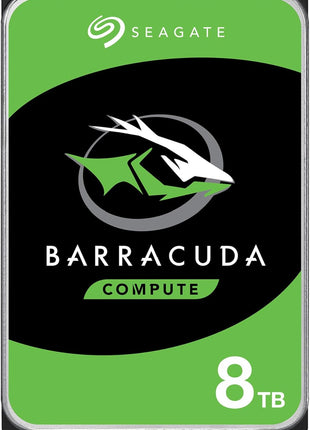 Seagate BarraCuda 8 TB Internal Hard Drive HDD  - 3.5 Inch SATA 6 Gb/s, 5,400 RPM, 256 MB Cache for Computer Desktop PC (ST8000DMZ04/004)