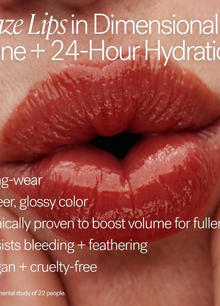 ILIA - Overglaze Hydrating Lip Gloss | Hydrate, Plump, Smooth | Long Lasting, Bleed & Feather-Resistant, High Shine | 24-HR Hydration, Clean, Cruelty-Free & Vegan (Mosaic)