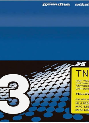 Brother Genuine High Yield Toner Cartridge, TN433Y, Replacement Yellow Toner, Page Yield Up to 4,000 Pages, Amazon Dash Replenishment Cartridge, TN433 | Prints up to 4,000 pages, Amazon Dash replenishment