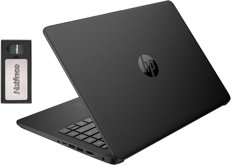 HP Stream 14 inch HD BrightView Laptop, Intel Celeron N4120, 16GB RAM, 288GB Storage (128GB eMMC + 160GB Docking Station Set), Intel UHD Graphics, 720p Webcam, Wi-Fi, 1 Year Office 365, Win 11 S, Black