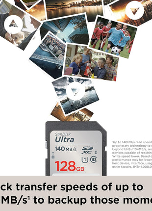 Sandisk Ultra 128 Gb Sdxc Uhs-I Class 10, W128277429 (10)