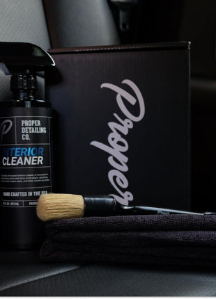 Interior Car Cleaning Kit - Professional Auto Detailing Supplies with Brush for Complete Vehicle Interior Detailing - Car Interior Cleaner Kit for Deep Cleaning. Car Detailing Interior Detailing Kit.