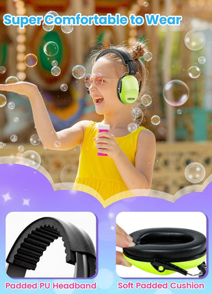 Dr.meter Ear Muffs for Noise Reduction: 27.4SNR Noise Cancelling Headphones for Kids Adults, EM100 Adjustable Hearing Protection Earmuffs for Monster Jam, Autism Sensory, Concerts, Fireworks