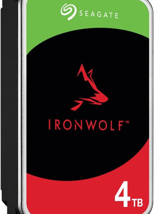 Seagate IronWolf ST4000VN006 4 TB Hard Drive - 3.5" Internal - SATA (SATA/600) - Conventional Magnetic Recording (CMR) Method