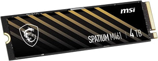 msi SPATIUM M461 PCIe 4.0 NVMe M.2 4TB Internal SSD PCIe Gen4 NVMe (SPATIUM M461 PCIe 4.0 NVMe M.2 4TB)