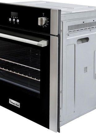 Magic Chef 24-Inch Built-In Electric Wall Oven, Stainless Steel, 2.2 Cu Ft | 24-In. Electric Wall Oven, Convection, Stainless Steel