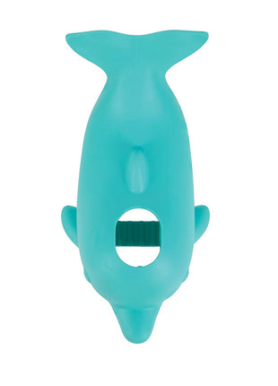 Nuby Bathtub Safety Spout Guard - Compatible with Most Standard Faucets - Bath Toys - Dolphin