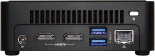 NUCS(Slim) BOX-155H Mini PC, Intel Core Ultra 7 Processor, Arc Graphics, Intel AI Boost, DDR5 5600 up to 96GB, Triple Storages, 4K Quad-Display, 2.5G Dual LAN, Wi-Fi 6E, 5 USB, ThunderboltTM 4