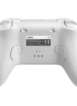 8BitDo Ultimate 2 Bluetooth Controller for Switch/Switch 2 & Windows PC, Switch Pro Controller with TMR Joysticks, Switchable Hall Effect/Tactile Triggers, Vibration and Motion Control - White