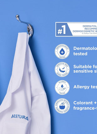 AESTURA ATOBARRIER365 Hydro Soothing Gel Cream Moisturizer with Ceramides for Moisture Barrier Repair | Lightweight Hydration, Instant Cooling, Suitable for Sensitive Skin, 60ML / 2.03 fl.oz.