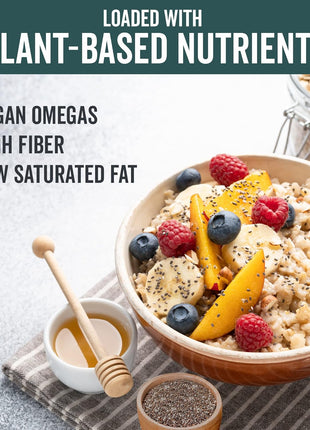 Viva Naturals Organic Chia Seeds, 2 lb, 32 Oz – Plant-Based Omega-3 and Vegan Protein, Gluten Free & Non-GMO, Perfect for Smoothies, Salads & Chia Pudding