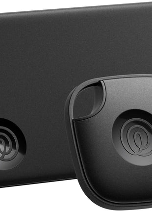 Life360 Tile Starter Pack - Bluetooth Trackers and Item Finders for Keys, Wallets & More. Both iOS and Android Compatible. Phone Finder. 2-Pack (Black Mate/Slim)