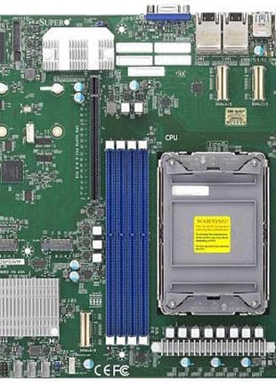 Supermicro X12SPM-LN6TF Micro-ATX Server Motherboard, C621A LGA-4189, Dual 10Gbase-T, Quad LAN