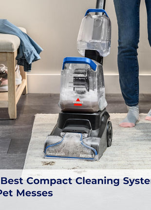 BISSELL TurboClean PET, Upright Carpet & Upholstery Cleaner, 3948 | TurboClean technology for powerful pet hair and stain removal; upright design for full-room carpet care