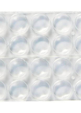 Scotch Clear Adhesive Bumper Pads 20 PCS, Self-Stick Rubber Pads 1/2" Round, Cabinet Door Rubber Bumpers, Designed to Protect Cabinets and Drawers, Sound Dampening, Transparent (SP950-NA)