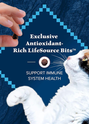 Blue Buffalo Wilderness Natural Adult Dry Cat Food, High-Protein and Grain-Free Diet, Supports Healthy Muscle Development and a Healthy Immune System, Chicken, 12-lb. Bag