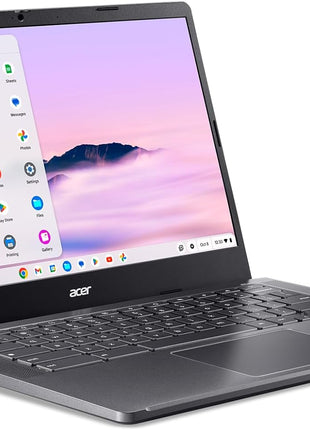 acer Chromebook Plus 514 Laptop with Google AI ??14 inch Full HD 1920 x 1080 IPS Touch Display | Intel Core i3-N305 | 8GB LPDDR5 | 128GB SSD | Wi-Fi 6E | FHD Camera | Chrome OS | CB514-4HT-375Z