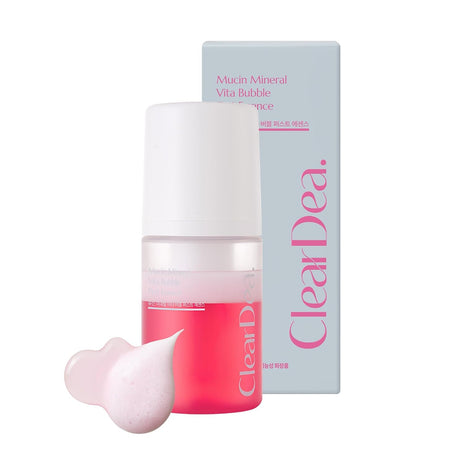 Mucin Mineral Vita Bubble First Essence Duo with Micro-Bubble Formula and 2-in-1 Toner Serum, K Beauty for Glass Skin 2.03 Fl Oz 2ea