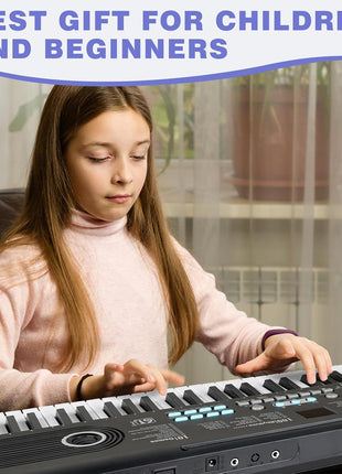 61 key keyboard Piano,Portable Electronic Digital Piano,Built In Dual Speakers,Rich Teaching Content,Electronic Piano Suitable For Beginners