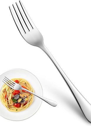 Dinner Forks,Set of 16 Top Food Grade Stainless Steel Silverware Forks,Table Forks,Flatware Forks,8 Inches,Mirror Finish & Dishwasher Safe,Use for Home,Kitchen or Restaurant