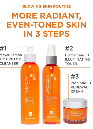 Andalou Naturals Illuminating Facial Toner Clementine + Vitamin C (6 fl oz)
