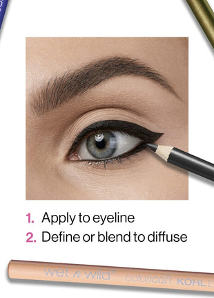 wet n wild Color Icon Kohl Eyeliner Pencil, Rich Hyper-Pigmented Color, Smooth Creamy Application, Long-Wearing Matte Finish Versatility, Cruelty-Free - Simma Brown Now! (Packaged)