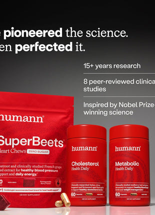 HumanN SuperBeets Energy Plus with Grape Seed Extract - Beet Root Powder, Green Tea Extract, Caffeine, Vitamin C, Non-GMO, 5.87oz (Pack of 3)