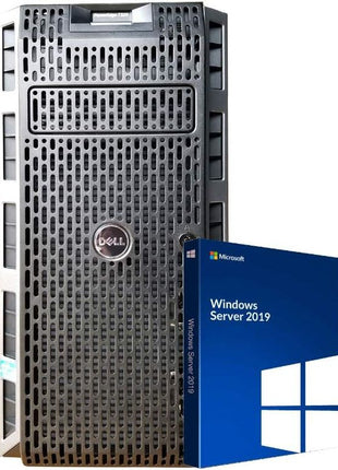 Dell PowerEdge T320 Tower Server with Intel Xeon E5-2470 v2 CPU, 128GB RAM, 4TB SSDs, 8TB HDDs, RAID, Windows Server 2019 (Renewed)