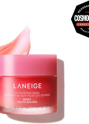 LANEIGE Lip Sleeping Mask: Korean Overnight Treatment For Dry Lips | Hydrating & Nourishing Overnight Lip Treatment Mask with Vitamin C, Shea & Murumuru Seed Butter