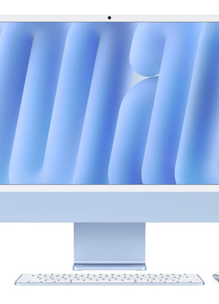 Apple 2024 iMac All-in-One Desktop Computer with M4 chip with 8-core CPU and 8-core GPU: Built for Apple Intelligence, 24-inch Retina Display, 16GB Unified Memory, 256GB SSD Storage; Blue