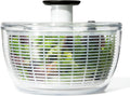 OxO Good Grips Salad Spinner | Lettuce Spinner | Fruit Washer | Fruit Washing Bowl with Strainer | Vegetable Cleaner | Salad Cleaner | Lettuce Washer | 6.22 Quart Capacity