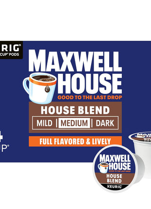 Maxwell House K-Cup® Coffee Pods, 84 ct Box, House Blend Medium Roast