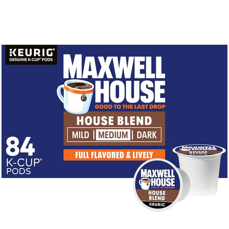 Maxwell House K-Cup® Coffee Pods, 84 ct Box, House Blend Medium Roast