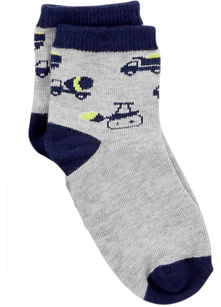 Simple Joys by Carter's Baby 12-Pack Socks, Multicolor/Monster/Sharks/Stripe, 4-5T