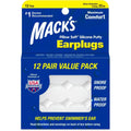 Mack's Pillow Soft Silicone Earplugs, 12 Pair ? The Original Moldable Silicone Putty Ear Plugs for Sleeping, Snoring, Swimming, Travel, Concerts and Studying | Made in USA
