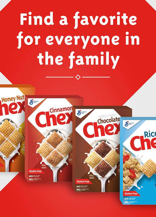 Peanut Butter Chex Cereal, Gluten Free Breakfast Cereal, Made with Whole Grain, 12.2 oz