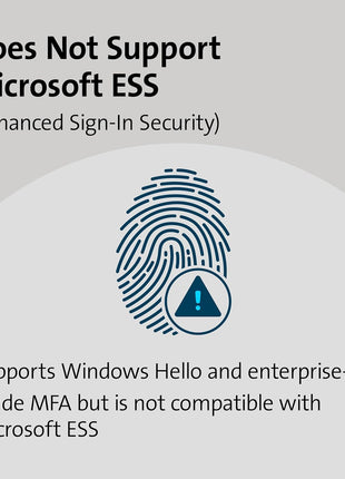 Kensington VeriMarkTM Gen2 USB-A Fingerprint Key Reader - Windows Hello & Windows Hello for Business, Tap and Go, Anti-Spoofing (K64704WW)
