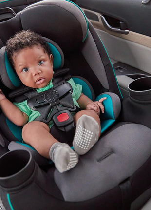 Safety 1st Grow and Go All-in-One Convertible Car Seat, Rear Facing, 5-40 lbs, Forward Facing (30–65 lbs), High Back Booster Seat 40-100 pounds, Alaskan Blue