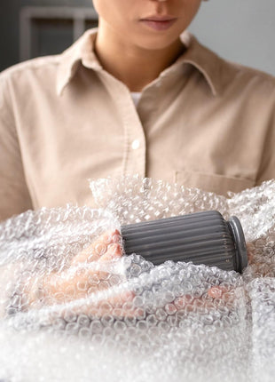 Yens Nylon Bubble Cushioning Rolls 72 ft 12 Inch width Packing Materials 3/16 inch AIR Bubble Perforated every 12 inch wrap 20 bonus Fragile Stickers
