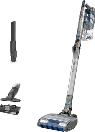 Shark IZ462H Vertex Ultra Lightweight Cordless Stick Vacuum with DuoClean PowerFins, Crevice, Pet Multi Tool, Anti Allergen, Brush, Removable Handheld, Flex, 60 min Runtime, Blue, MultiFLEx
