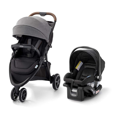 Graco® Outpace LX All-Terrain Travel System - Includes SnugRide Lite Infant Car Seat, Briggs, High-Performance Stroller/Car Seat Combo, Practical & Durable