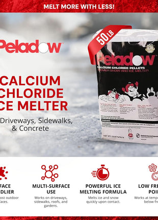 Calcium Chloride Pellets Snow and Ice Melter, 50 lb.