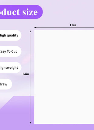 Joyberg 18Pack Poster Board, 11in x 14in White Poster Boards, Posterboard, Poster Board Paper for Crafts, DIY, Drawing