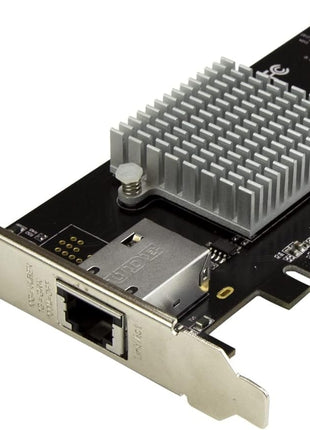 StarTech.com 1 Port 10G PCIe Network Card - 10GBase-T/NBASE-T - RJ45 Port - Intel X550 Chipset - Ethernet Card - Network Adapter - Intel NIC Card (ST10000SPEXI) Red