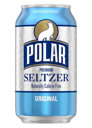 Polar Seltzer Water Original, 12 fl oz cans, 18 pack